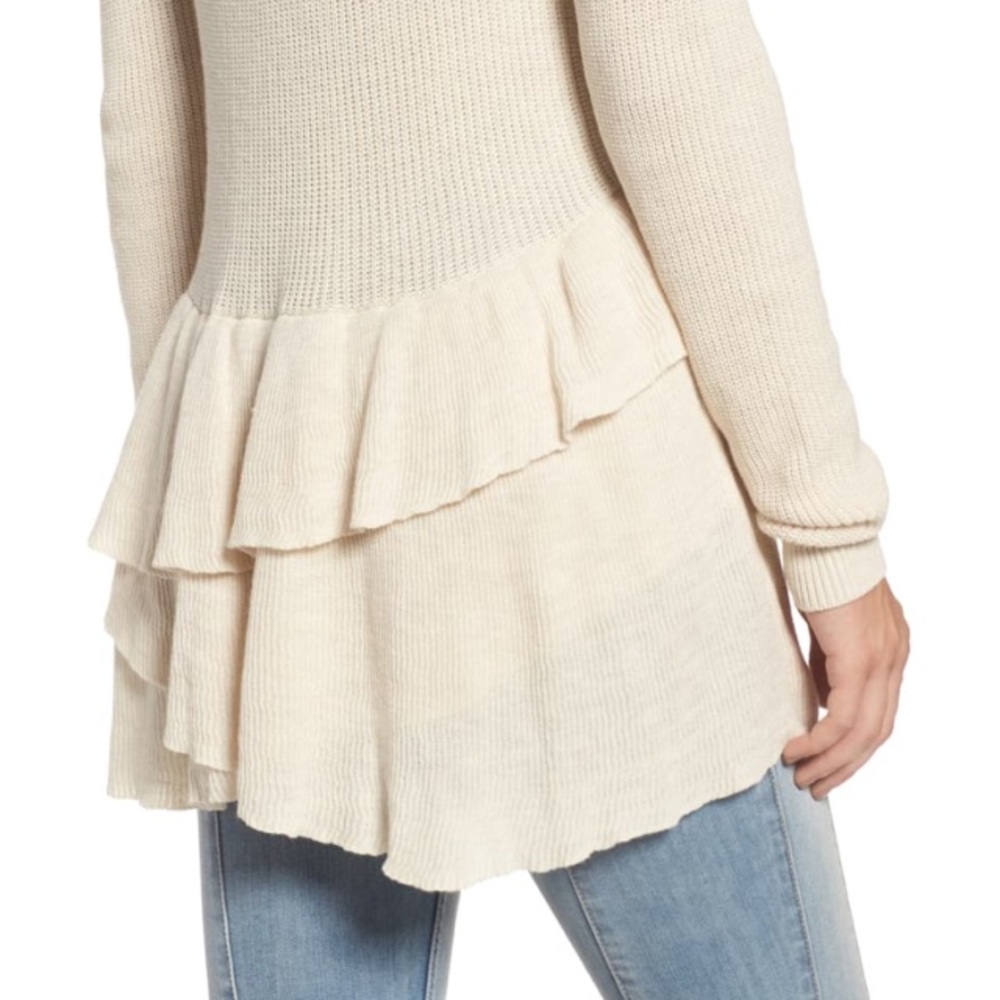 Nordstrom Unique Beautiful Ruffle Cardigan - Picture 4 of 7